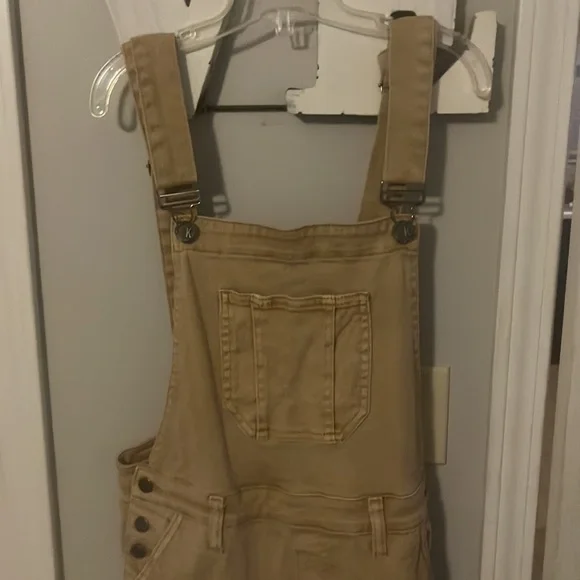 HP 🎉 Kut from the Kloth Jessica tan /brown / mustard overalls. - Picture 5 of 16